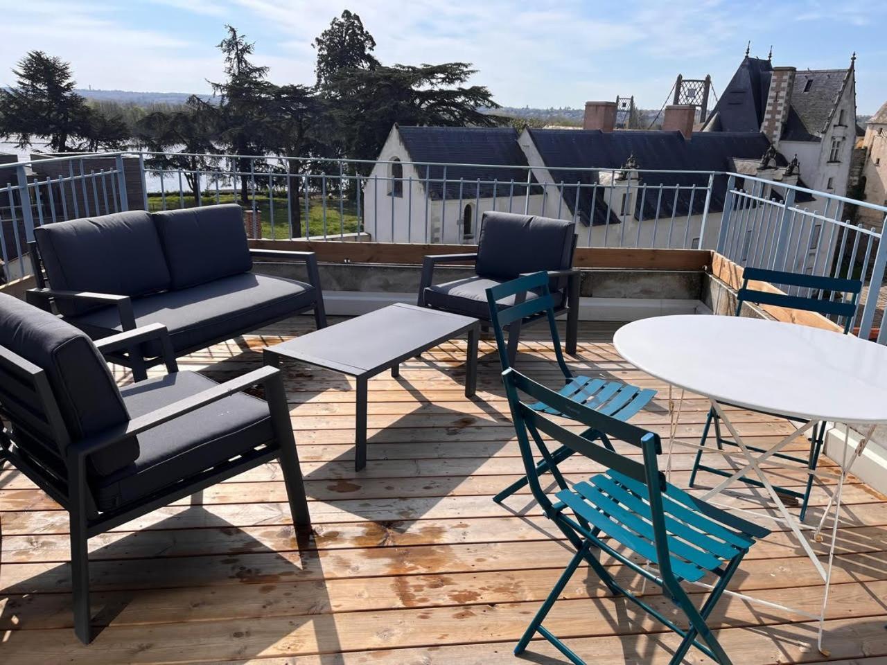 Grand Gite Terrasse Vue Loire Et Chateau D'Ancenis Εξωτερικό φωτογραφία