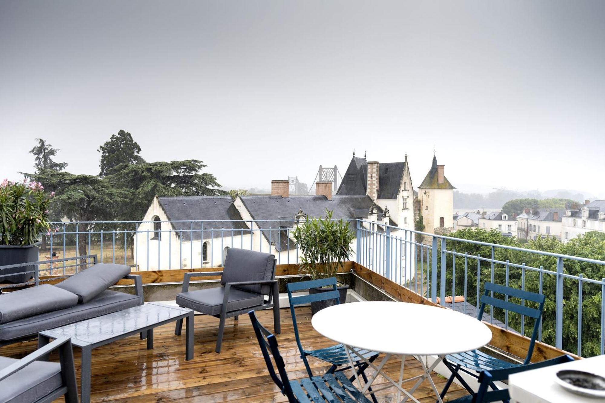 Grand Gite Terrasse Vue Loire Et Chateau D'Ancenis Εξωτερικό φωτογραφία